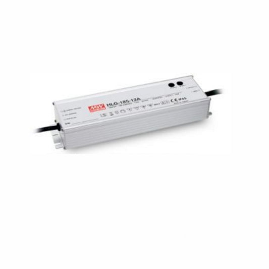 LED Trafo Netzteil 12V DC 6,5~13A 156W MEANWELL (HLG-185H-12A) MW TÜV MM IP65