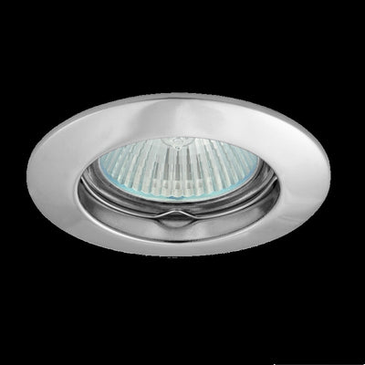 Einbaurahmen MR16/GU10 rund / starr Kanlux "VIDI" 65mm DA Aluminium chrom