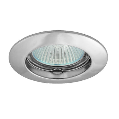 Einbaurahmen MR16/GU10 rund / starr Kanlux "VIDI" 65mm DA Aluminium chrom