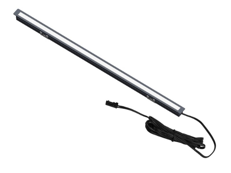 VELA LED-Leuchte FREE CUT 2 m – Graphit, 12V, 12W/m, 4000K, opale Abdeckung