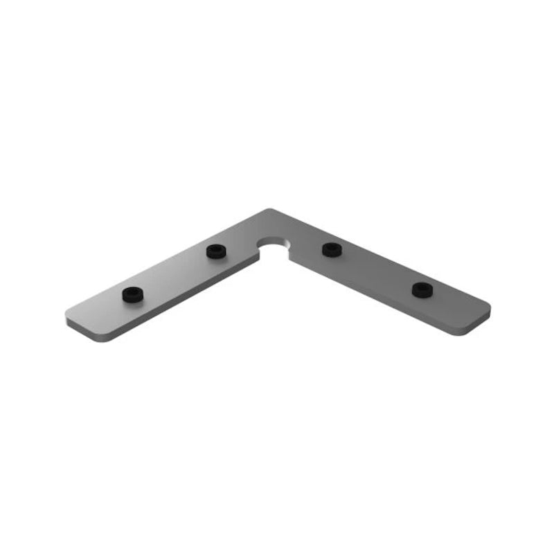 ALU Profil Gardinen Leiste | Schiene FENSTER-20 schwarz für Led Streifen 1m | 2m