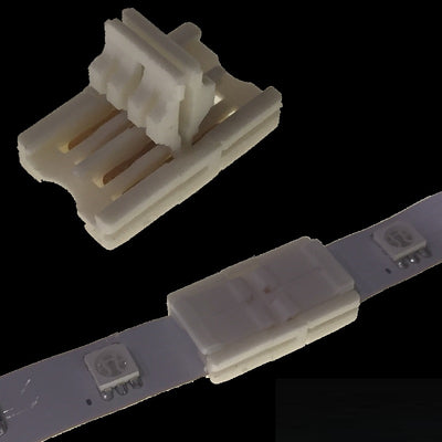 10mm Verbinder für 2 Pin LED Streifen verbinden ohne löten P&P