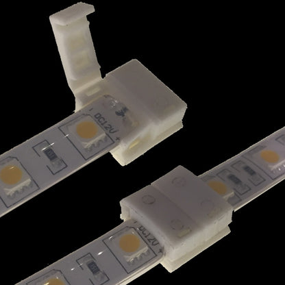 10mm Verbinder für 2 Pin LED Streifen mit Silikon verbinden ohne löten IP63