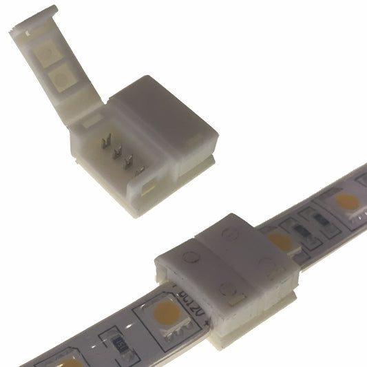 10mm RGB Verbinder für 4-Pin LED Streifen mit Silikon verbinden ohne löten IP63