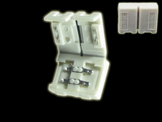 8mm Verbindungsstück für 2 LED/SMD Streifen (1 Chip) Klappe