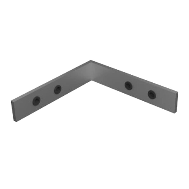 ALU Profil Wand Leiste | Schiene WALL in silber für Led Streifen 1m | 2m Aufbau