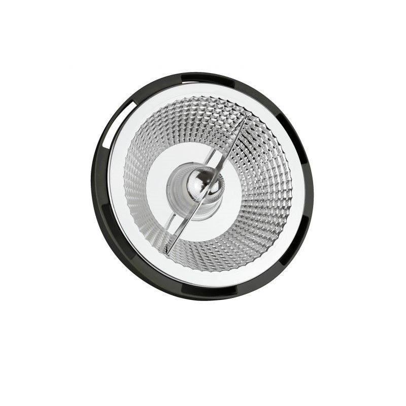 ES111/AR111-GU10 LED Spot/Strahler 45° 12W 230V 1200Lm warm weiß, G: schwarz