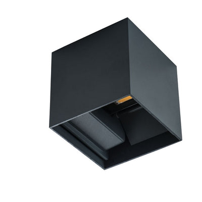 LED Wandleuchte mit einstellbaren Winkel 7W 360Lm anthrazit eckig pur weiß 4000K