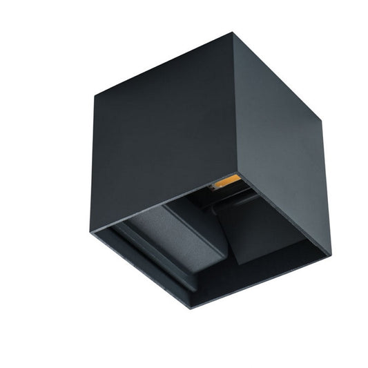 LED Wandleuchte mit einstellbaren Winkel 7W 360Lm anthrazit eckig pur weiß 4000K