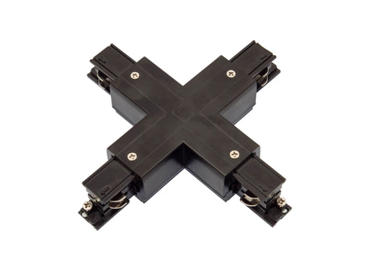 ML 230V Schienensystem X-Verbinder, schwarz