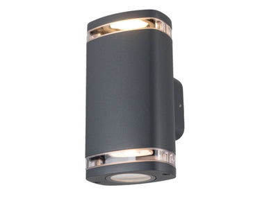 Wandlampe | Wandleuchte ZEVI 2 Grau IP54 GU10
