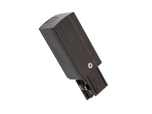 ML 230V Schienensystem Einspeiser, Erde links, schwarz