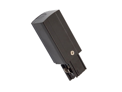 ML 230V Schienensystem Einspeiser, Erde links, schwarz