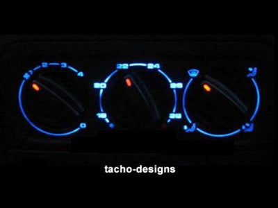 LED Heizungsblende Seat Ibiza Arosa Inca Cordoba Lüftung (blau, rot, grün, weiß)