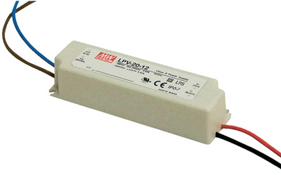 LED Trafo Netzteil 20W 0,84A 24V wasserfest MEAN WELL (LPV-20-24) IP67 Meanwell