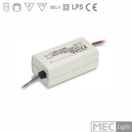 LED Netzteil/Trafo 700mA Konstantstrom 9-18V DC 6,3-12,6W (APC-12-700) MEAN WELL