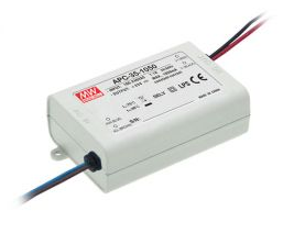 LED Netzteil/Trafo 700mA Konstantstrom 15-50V DC 10,5-35W (APC-35-700) MEAN WELL