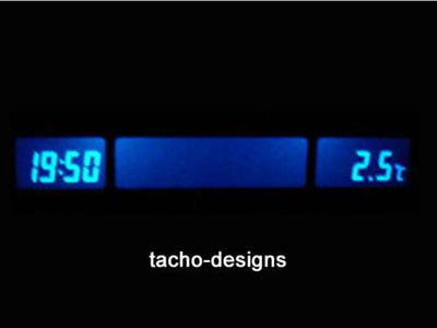 LED Display Beleuchtung MID/TID Opel Astra F Uhr Cockpit (blau, rot, grün, weiß)