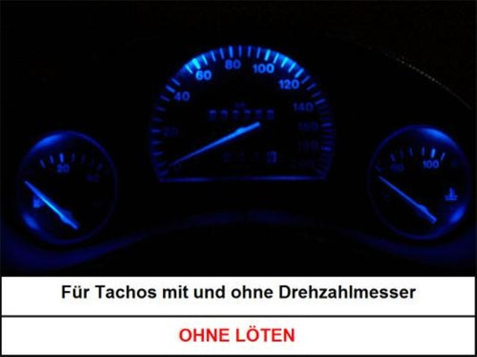 LED Tachobeleuchtung Opel Corsa B Tigra Combo B (blau, rot, grün, weiß)