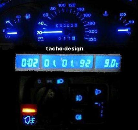 Blaues LED Cockpit Beleuchtungs Set Opel Astra F Calibra Vectra A