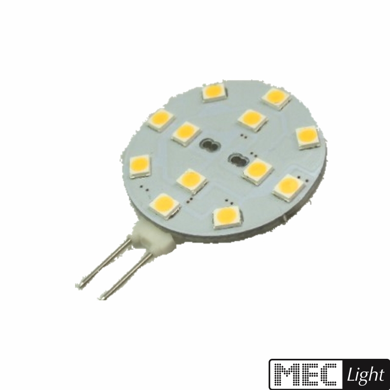 G4 LED Stiftsockel Lampe 6x SMD Leds GU4 118Lm 10-30V warm weiß side pin