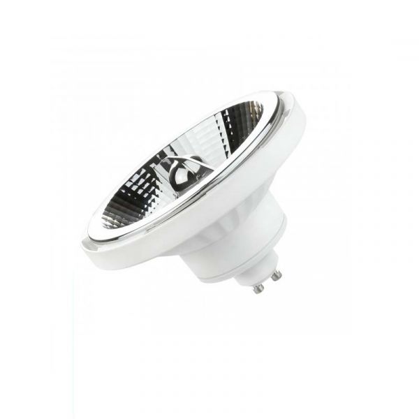 ES111/AR111-GU10 LED Spot /Strahler 45° 12W 230V 1200Lm pur weiß, weißes Gehäuse