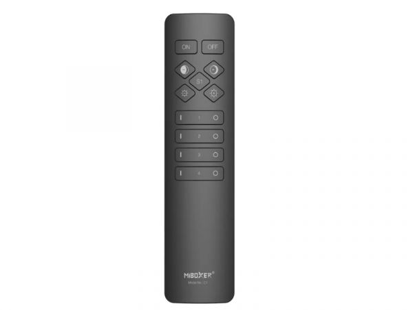 2in1 CCT Fernbedienung Dual und Single Color 4 Zonen 2.4GHz schwarz Miboxer
