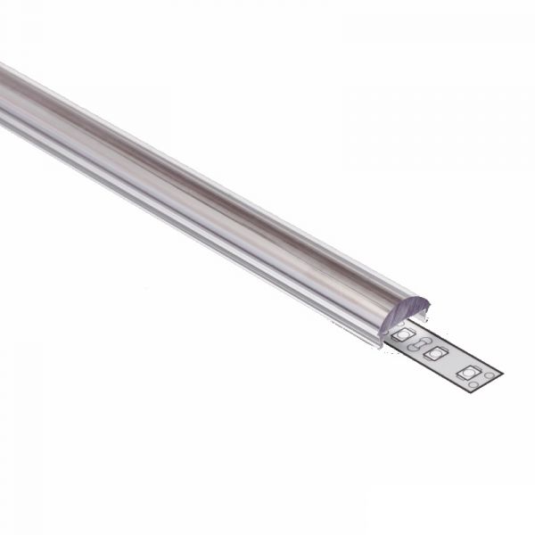 (5,99€/m) 2m Linsen Abdeckung C für unsere ALU Profile-10 als Linse