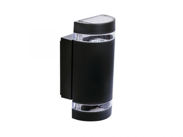 Wandlampe | Wandleuchte ZEW Schwarz IP44 GU10 230V