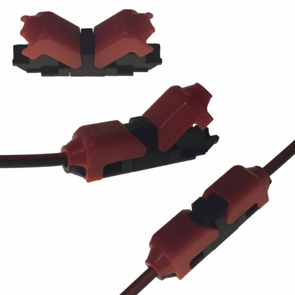Verbinder für Kabel 1 adrig 0,50mm² Leitung/Litze Kabelverbinder Muffe