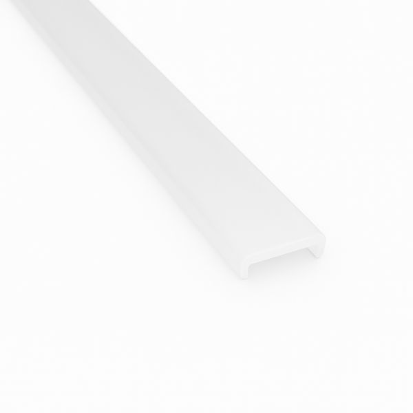 2m Klick-Abdeckung UNI für ausgewählte Profile in Opal / Milchig