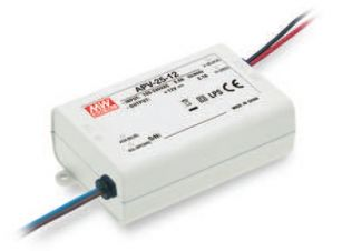 LED Trafo Netzteil 24V/DC 25W 1,05A MEAN WELL (APV-25-24) MW Power Supply