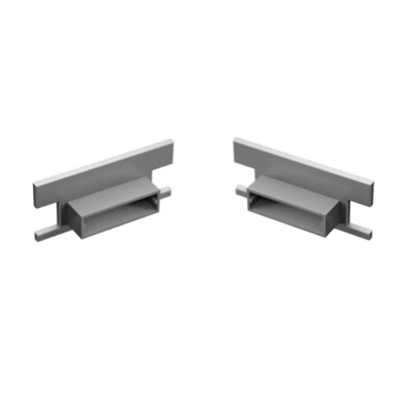 ALU Profil | Leiste | Schiene FLOOR für LED Streifen + Abdeckung Einbau silber