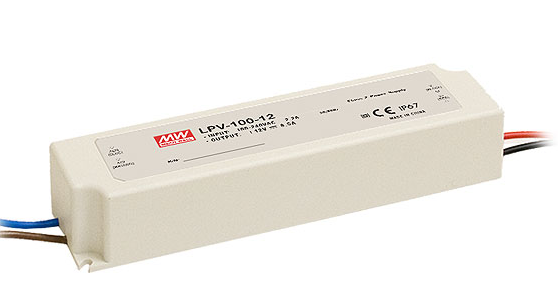 LED Trafo Netzteil 100W 8,5A 12V wasserfest MEANWELL (LPV-100-12) IP67