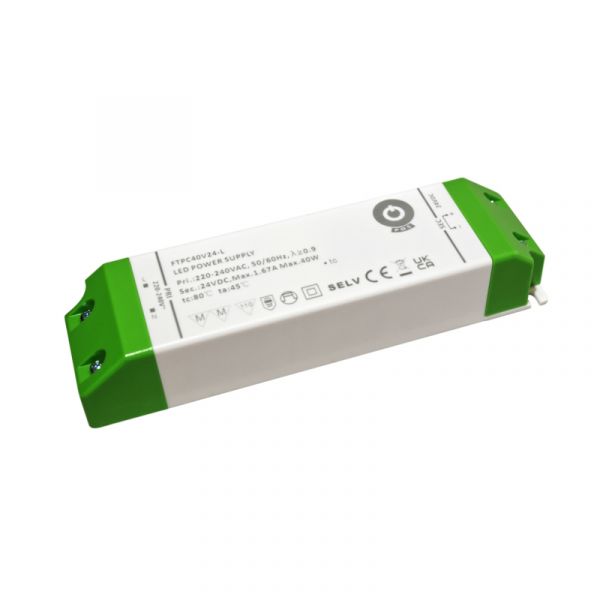LED Netzteil | Trafo PFC 24V/DC 40W 1,67A Slim Line (FTPC40V24-L) MM Möbel