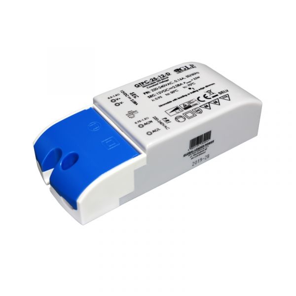 LED Trafo 24V DC 25W 1,04A dimmbar Netzteil (GTPC-25-24-D) MM