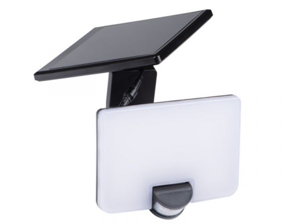 LED Solar Außenleuchte | Wandleuchte SOLNAR mit Bewegungsmelder 800 Lm | IP54