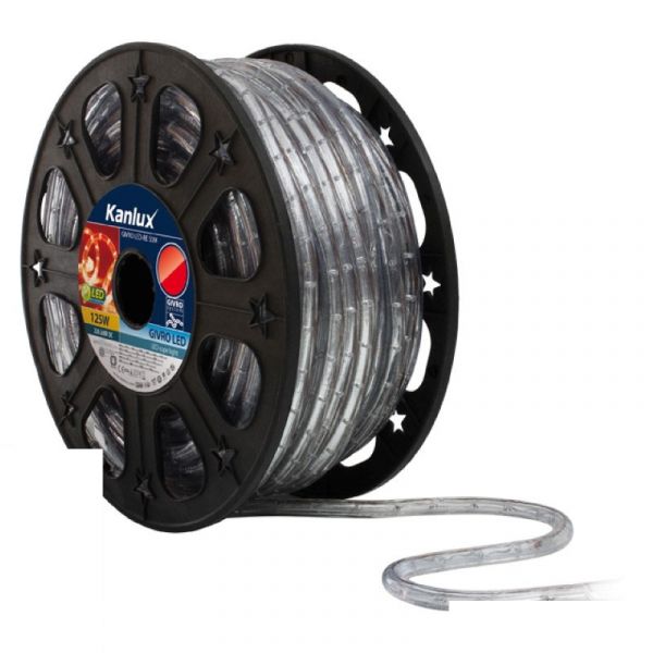 (2,99€/m) 50m roter LED Lichtschlauch LED Kette alle 1m trennbar, + Anschlußset