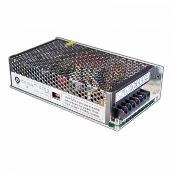 LED Trafo SMD Netzteil 12V/DC 150W 12,5A (POS-150-12-C2) Power Supply