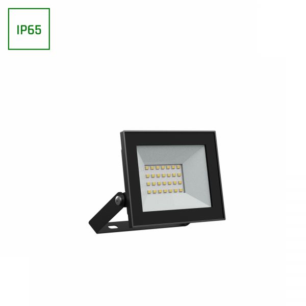 LED Scheinwerfer / Fluter / Strahler 20W 1650lm schwarz IP65 Außenstrahler