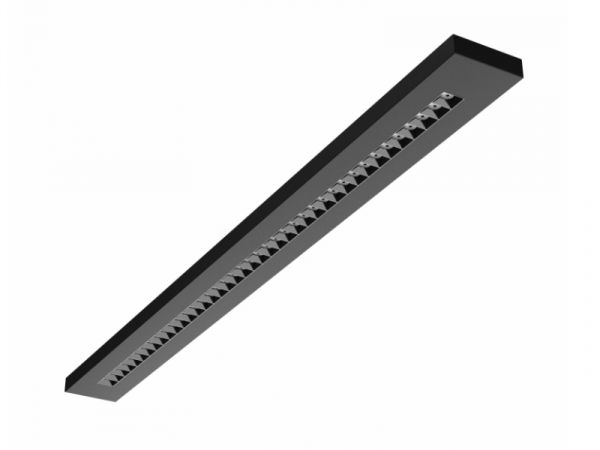 LED-Pendelleuchte | Aufbauleuchte | Deckenleuchte PLANK CCT 20W|30W|40W Schwarz