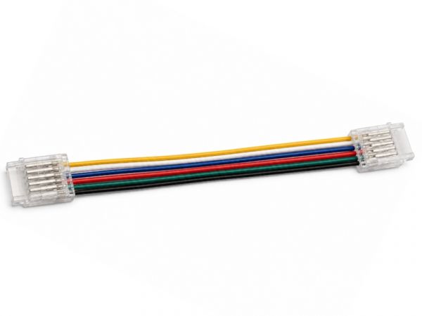Steckverbinder mit 15cm Kabel für 12mm SMD RGBWW-Streifen