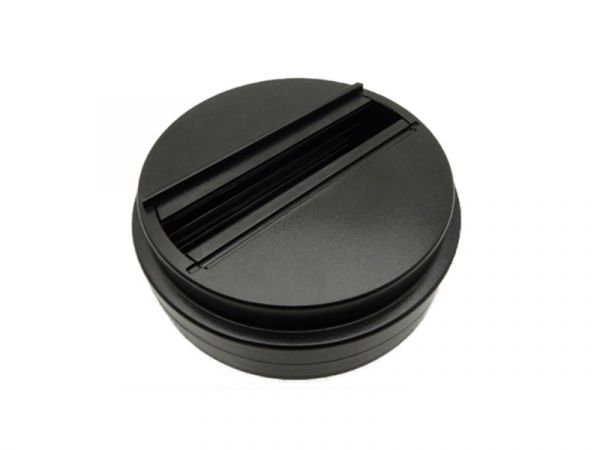 ML 230V Schienensystem Adapter für Pendel- Leuchten, Rund Schwarz