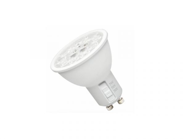 GU10 LED Strahler 3/5/7W CCT Switch 38° – 2700K/4000K/6000K mit Linse, 230V
