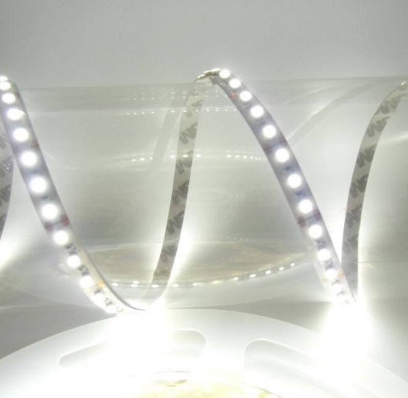 12V 9€/m IP63 0,50m-5m LED Streifen -wassserdicht- 60x 3-Chip-SMDs/m weiß 