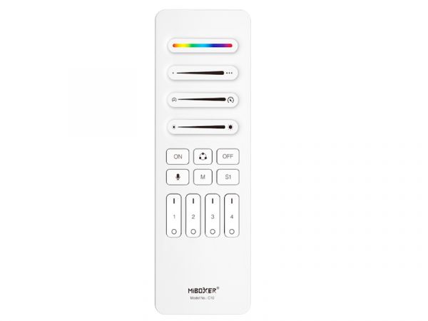 4-Zonen SPI-Fernbedienung C10 (2,4 GHz) Miboxer weiß