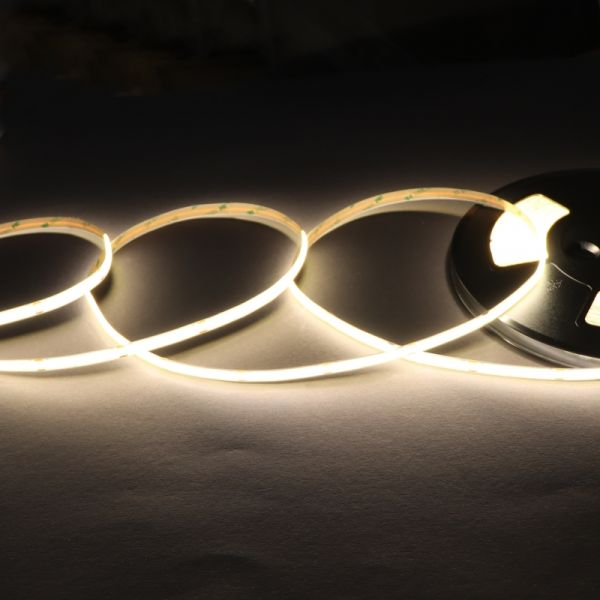 1m SLIM 5mm COB Streifen 24V 7W 630Lm 480x LEDs/m RA90 neutral weiß (4000K) IP66