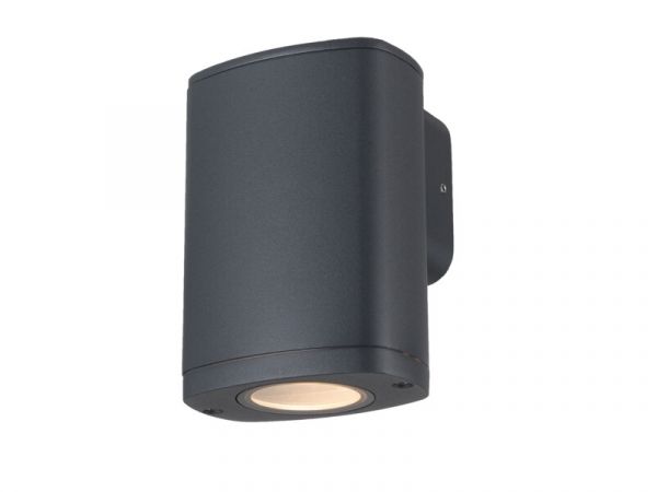 Wandlampe | Wandleuchte ZEVI EL IP54 Grau GU10