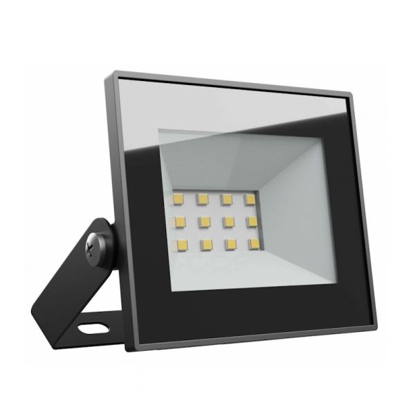 LED Scheinwerfer / Fluter / Strahler 10W 830lm schwarz IP65 Außenstrahler