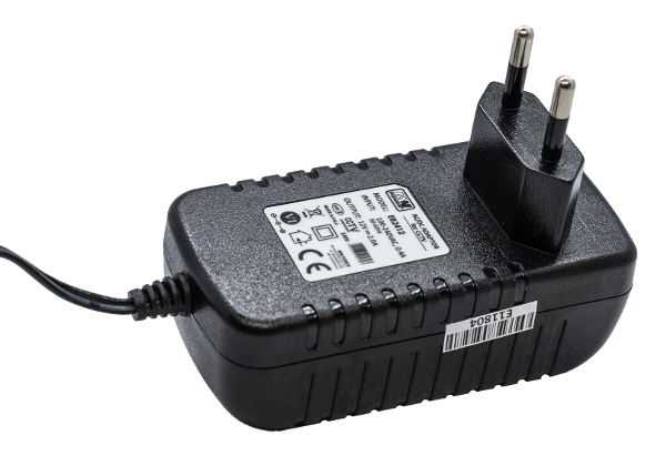 LED Trafo | Stecker-Netzteil 12V/DC 2A 24W EU-Steckdose (EB2412) 2,1mm Stecker